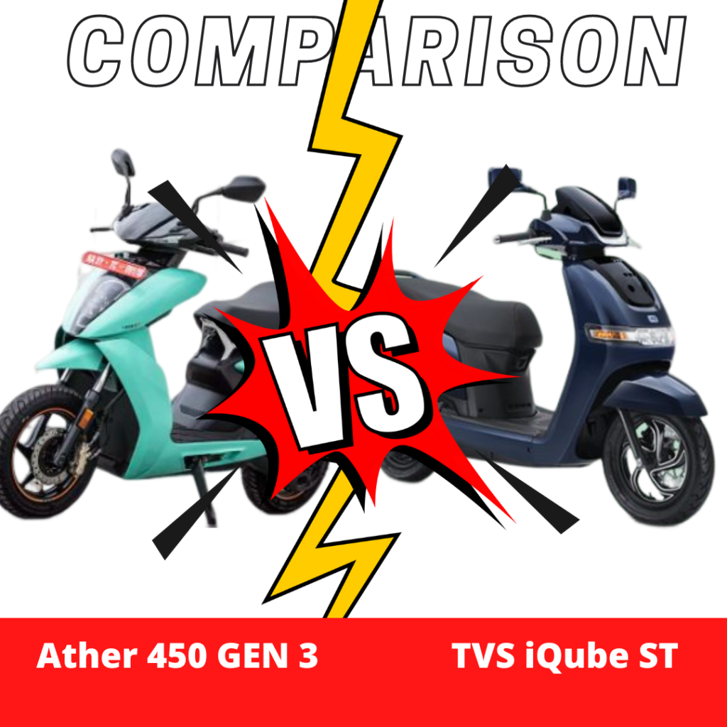 Ather 450x GEN 3 vs TVS iQube ST